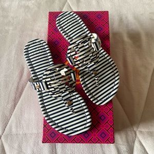 Tory Burch Striped Sandals